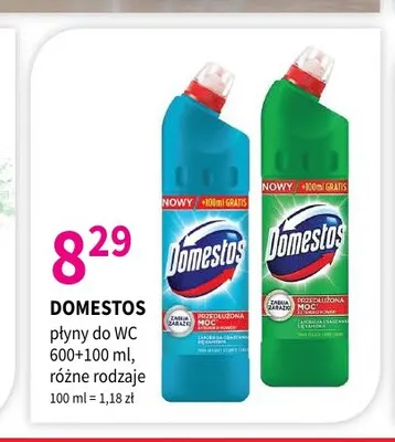 Płyn do WC Domestos promocja w Drogerie Polskie
