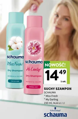 Suchy szampon Schauma Hi Lovely My Darling promocja w Intermarche