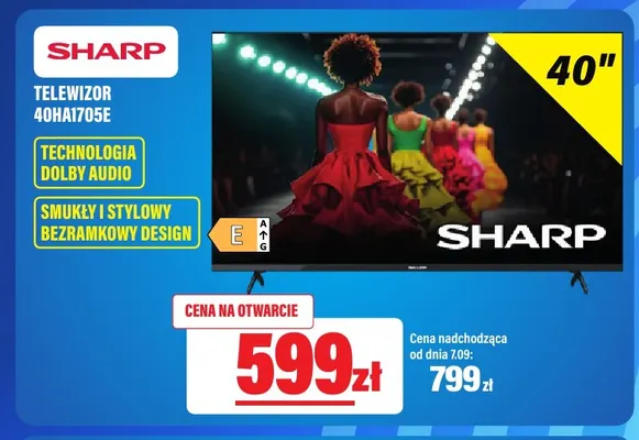 Telewizor Sharp 40HA1705E promocja w RTV EURO AGD