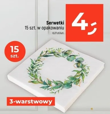 Serwetki komunijne 3-warstwowe promocja w Dealz
