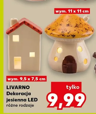 Dekoracja jesienna LED Livarno promocja w Kaufland