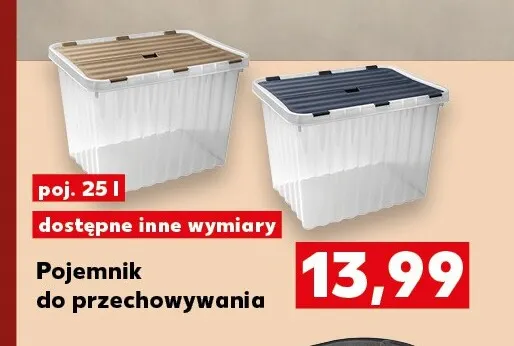 Pojemnik do przechowywania 25 l promocja w Kaufland