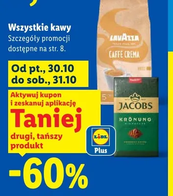 Kawa mielona Jacobs Krönung promocja w Lidl