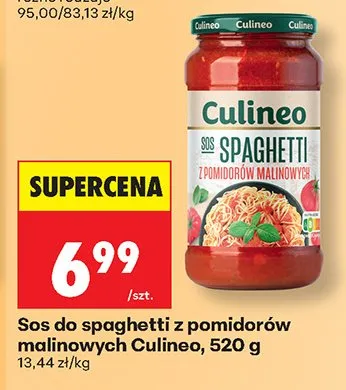 Sos do spaghetti z pomidorów malinowych promocja w Biedronka