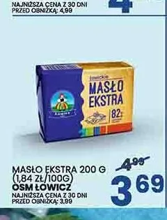 Masło ekstra Łowicz promocja w Wafelek