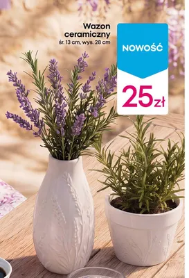 Wazon ceramiczny promocja w Pepco