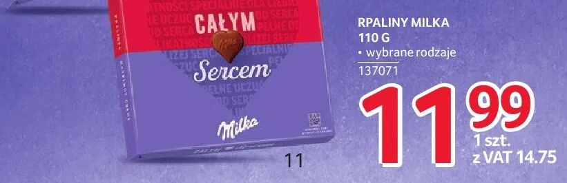 Praliny promocja w Selgros