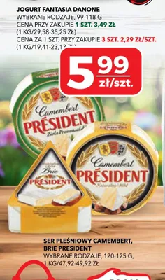 Jogurt fantasia promocja w Top Market