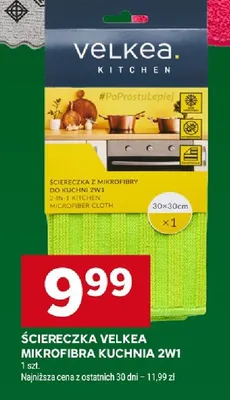 Ściereczka mikrofibra kuchnia 2w1 Velkea promocja w Stokrotka