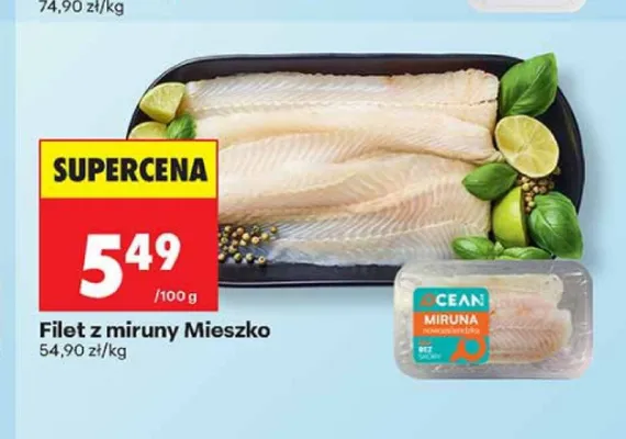 Filet z miruny Mieszko promocja w Biedronka
