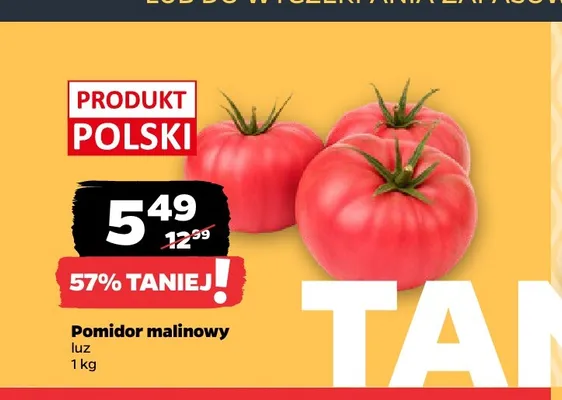 Pomidor malinowy luz promocja w Netto