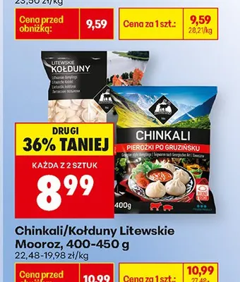 Chinkali pieroski po gruzińsku promocja w Biedronka