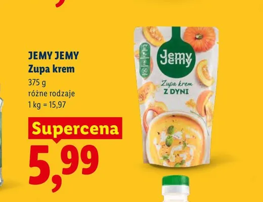 Zupa krem z dyni Jemy Jemy promocja w Lidl