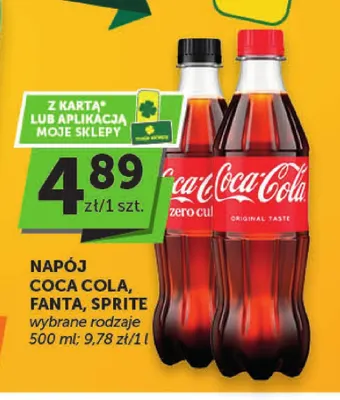Napój gazowany Coca-Cola Zero promocja w Groszek