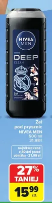 Żel pod prysznic NIVEA MEN promocja w Carrefour