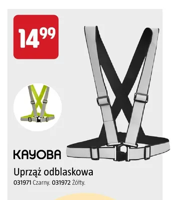 Uprząż odblaskowa Kayoba promocja w Jula