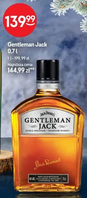 Whisky Gentleman Jack 0,7l promocja w Żabka