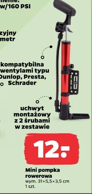 Mini pompka rowerowa promocja w Netto