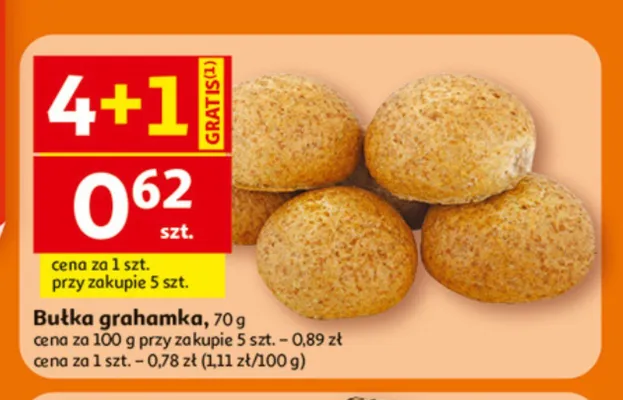 Bułka grahamka promocja w Auchan