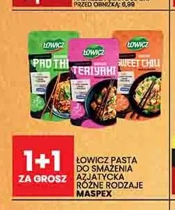 Pasta do smażenia Łowicz Teriyaki promocja w Wafelek