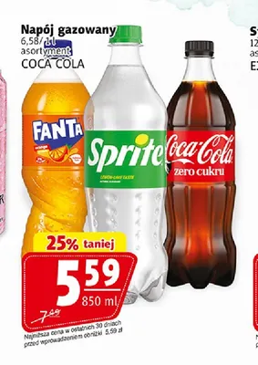Napój gazowany Coca-Cola Zero Cukru promocja w Prim Market
