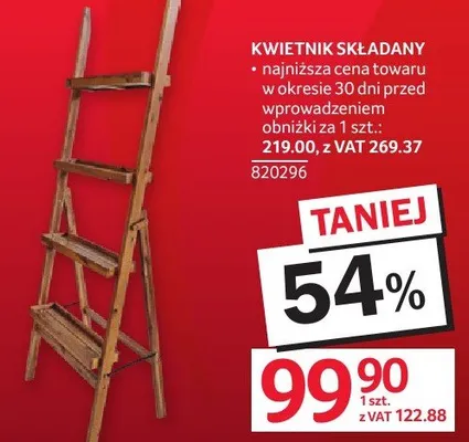 Kwietnik składany promocja w Selgros