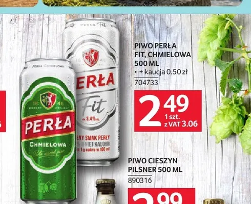 Piwo Perła Fit promocja w Selgros