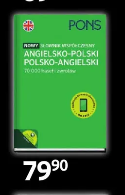 Książka Nowy słownik współczesny angielsko-polski polsko-angielski PONS promocja w Empik