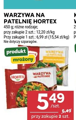 Warzywa na patelnię Hortex promocja w Stokrotka