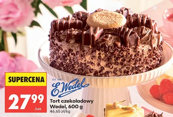 Tort czekoladowy E.Wedel promocja w Biedronka