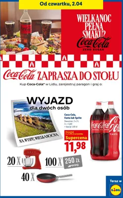 Napój gazowany 2-pak promocja w Lidl
