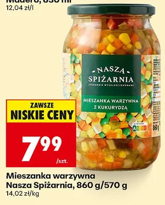 Mieszanka warzywna z kukurydzą promocja w Biedronka
