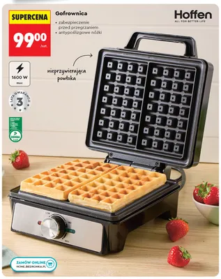 Gofrownica Hoffen promocja w Biedronka