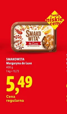 Margaryna Smakowita de Luxe promocja w Lidl