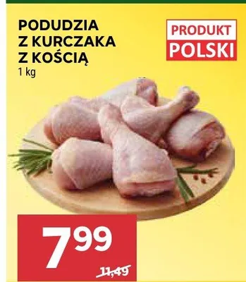 Podudzia z kurczaka z kością Stokrotka promocja w Stokrotka