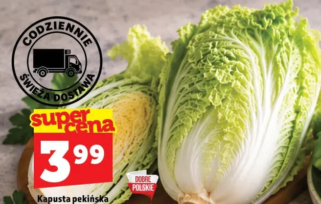 Kapusta pekińska promocja w TOPAZ