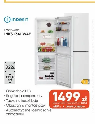 Lodówka Indesit INKS 1341 W4E promocja w Max Elektro