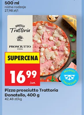 Pizza prosciutto Trattoria Donatello promocja w Biedronka