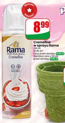 Cremefine w sprayu Rama Professional promocja w Dino