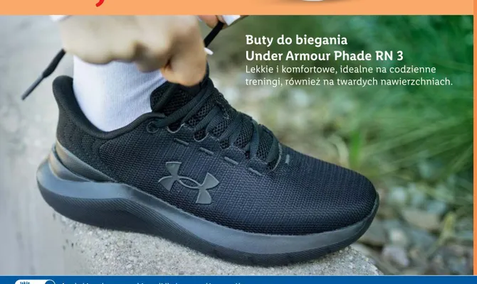 Buty do biegania Under Armour Phade RN 3 promocja w Lidl