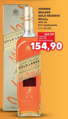 Whisky Gold Reserve promocja w Kaufland