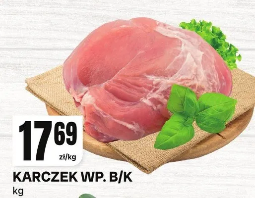 Karczek wieprzowy promocja w Chorten