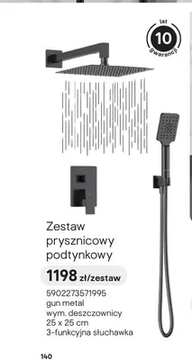 Zestaw prysznicowy podtynkowy Valvex Harris promocja w Castorama