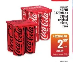 Napój gazowany Coca-Cola Original Taste promocja w Tomi Markt