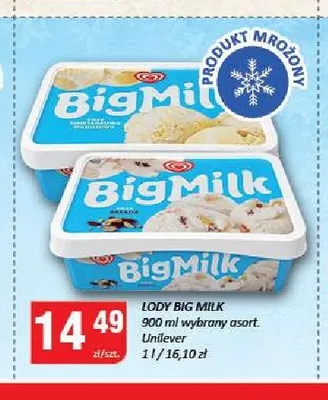 Lody Big Milk promocja w Chorten