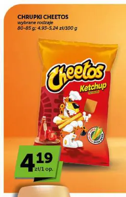 Chrupki Cheetos promocja w Groszek