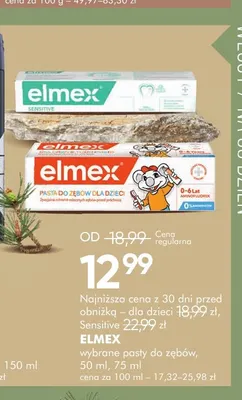 Wybrane pasty do zębów Elmex promocja w Super-Pharm