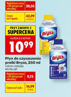 Płyn do czyszczenia pralki różne rodzaje promocja w Biedronka