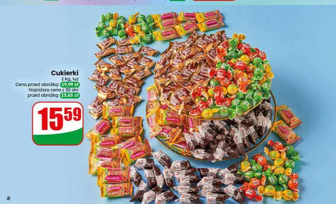 Cukierki luz promocja w Dino