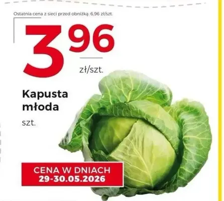 Kapusta pekińska młoda promocja w Frac